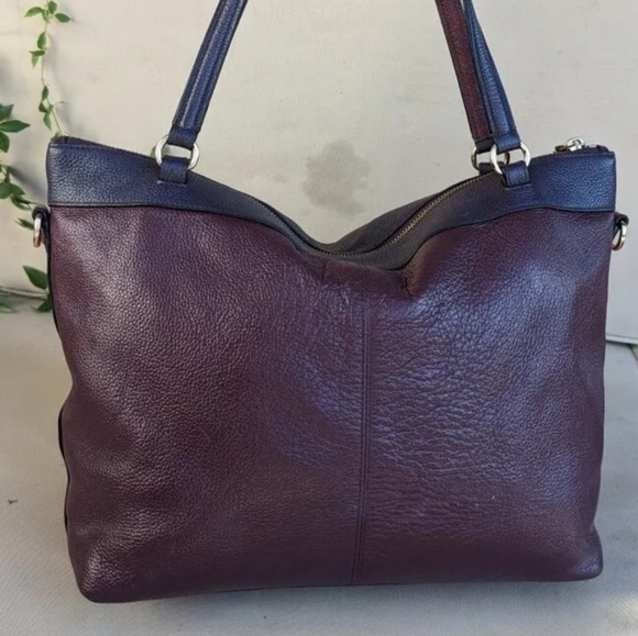 👜COACH colorblock tote shoulder purse - Picture 11 of 15